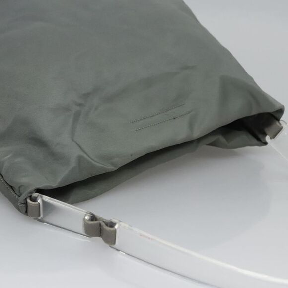 Prada Tessuto Grey Synthetic Shoulder Bag (Pre-Owned) - Picture 6 of 16